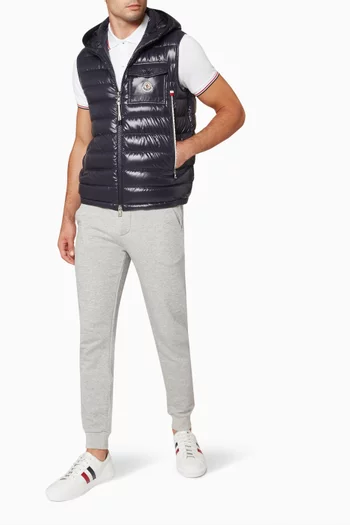 تي شيرت بولو قطن بيكيه بشريط زينة