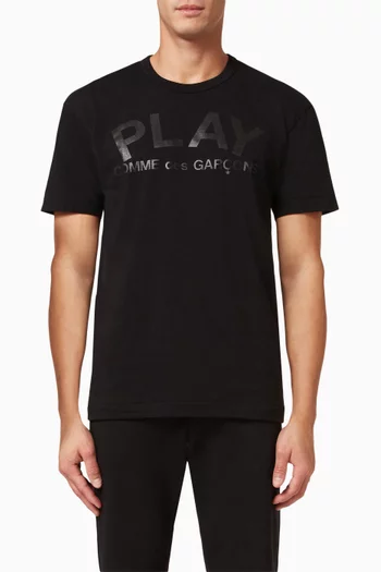 PLAY Logo T-shirt in Cotton Jersey 