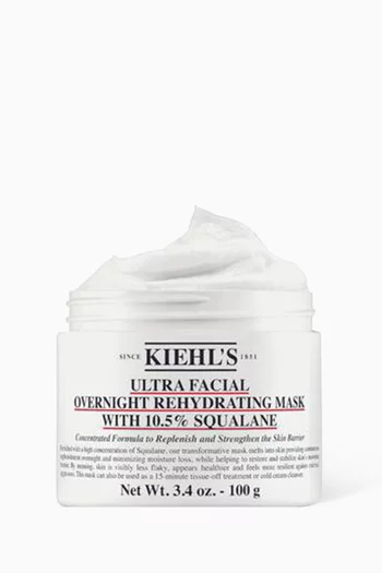 Ultra Facial Overnight Hydrating Face Mask with 10.5% Squalane, 100g 