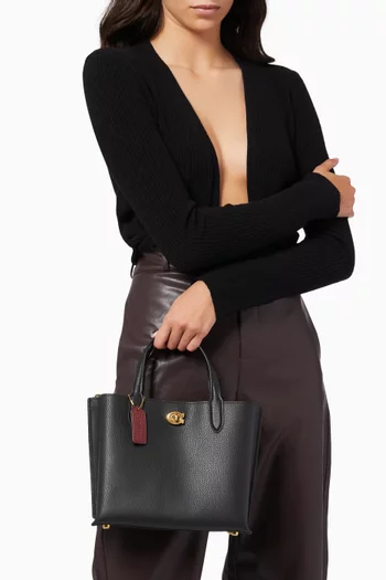 Willow 24 Tote Bag in Leather     