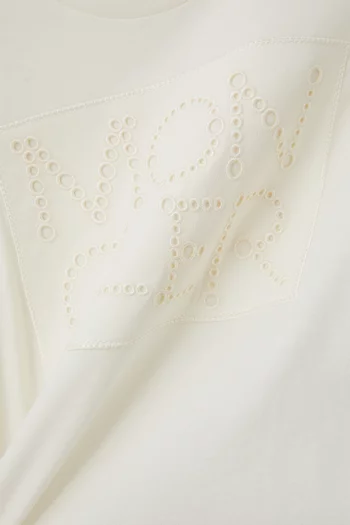 Logo Embroidered T-shirt