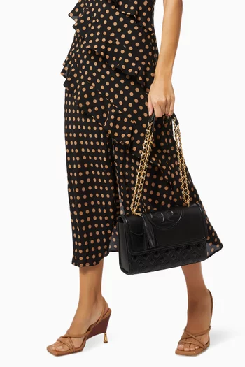 Fleming Convertible Shoulder Bag in Leather