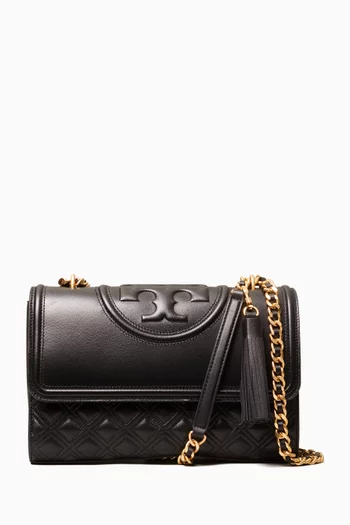 Fleming Convertible Shoulder Bag in Leather     