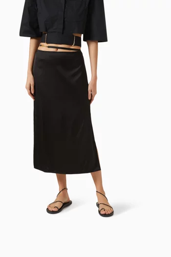 Kansiz Sandals in Faux Leather