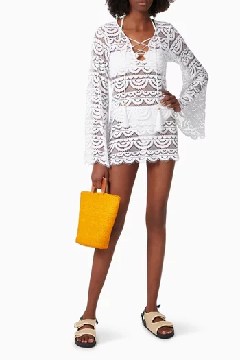 Noah Tunic in Sheer Lace   