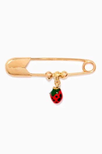 Strawberry Baby Pin in 18kt Yellow Gold  