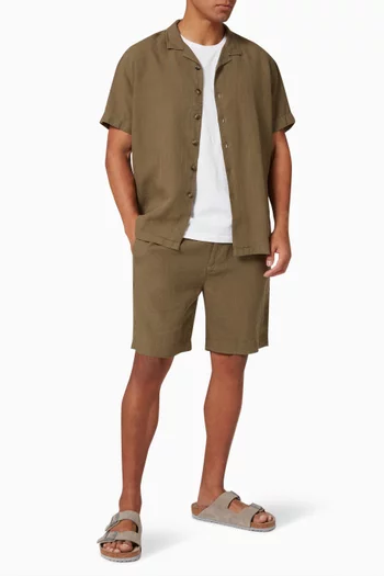 Florence Hawaii Shirt in Linen  