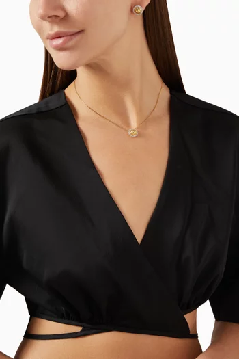 Diamond Pendant Necklace in 18kt Yellow Gold