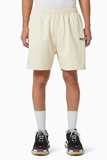 Political Campaign Sweat Shorts in Cotton Fleece   