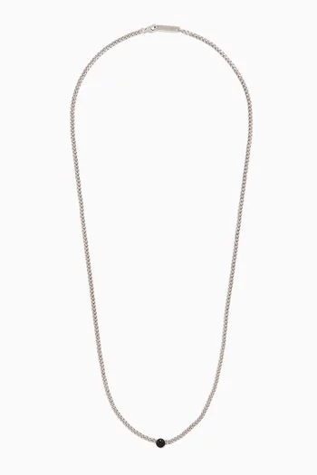 Volcan Type Chain Necklace in Sterling Silver