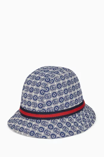 Bristol Fedora Hat in Cotton Jacquard