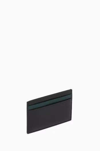 Bvlgari Bvlgari Card Holder in "Urban" Grain Leather 