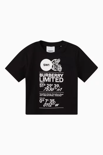 Joel Graphic Print T-shirt in Cotton