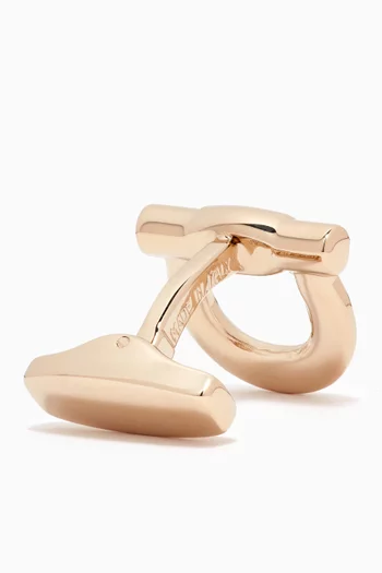 Gancini Cufflinks in Brass   