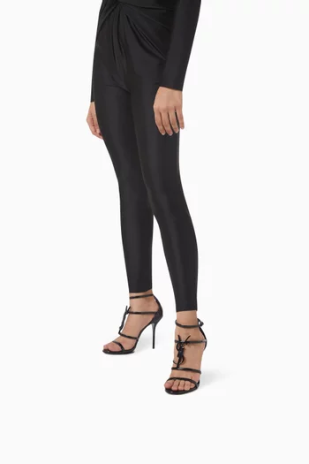 Cassandra 100 Monogram Sandals in Patent Leather