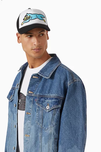 Running Dog Trucker Cap in Cotton