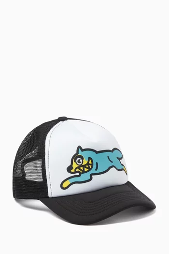 Running Dog Trucker Cap in Cotton