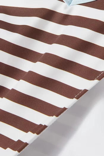 Enzo Striped Bikini Briefs