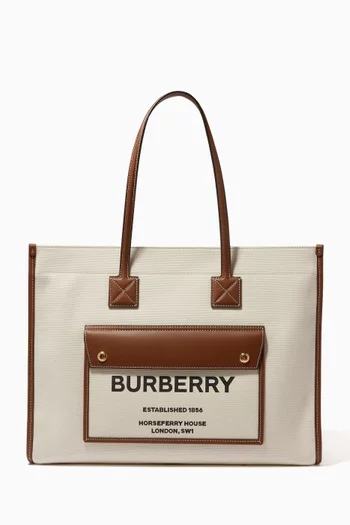 Burberry fabric tote bag shop