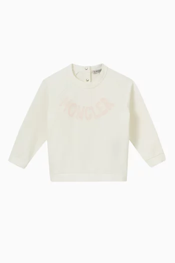 Logo Long-sleeved T-shirt in Cotton