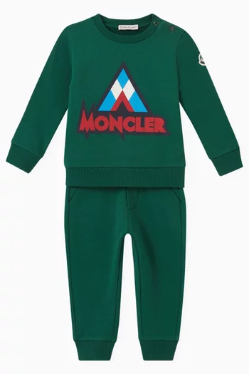 Logo-patch Sweatpants in Cotton