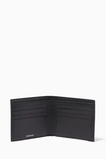 محفظة كاش مربعة قابلة للطي قنب بشعار BB