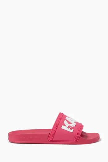 Kondo Karl Slide Sandals in Rubber 