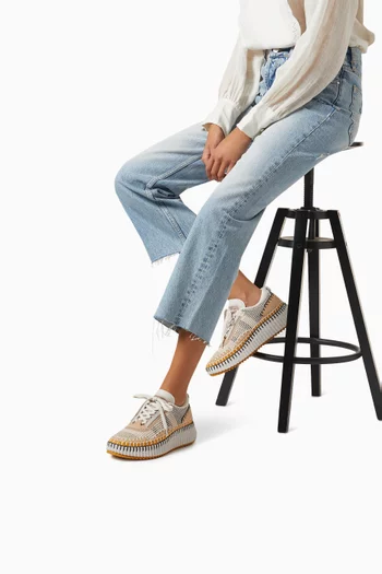 سنيكرز ناما قماش شبكي بتأثير بسيط على البيئة