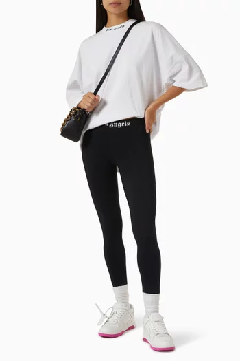 Classic Logo Leggings in Stretch Nylon