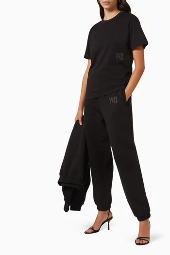 Puff Logo T-shirt in Cotton Jersey