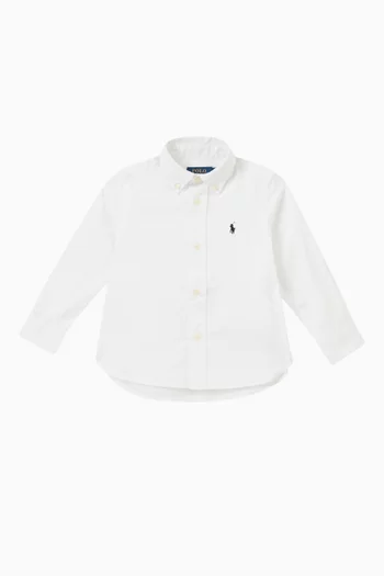 Logo Polo Shirt in Cotton