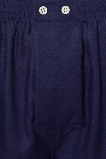 شورت لومبارد قطن جاكار