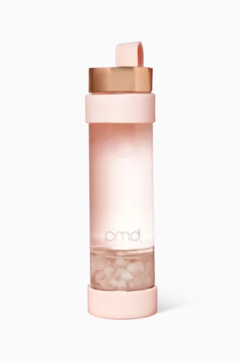 Aqua Rose Quartz Water Bottle with Accessories
