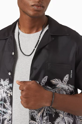 The Eric Beaded Necklace in Cord