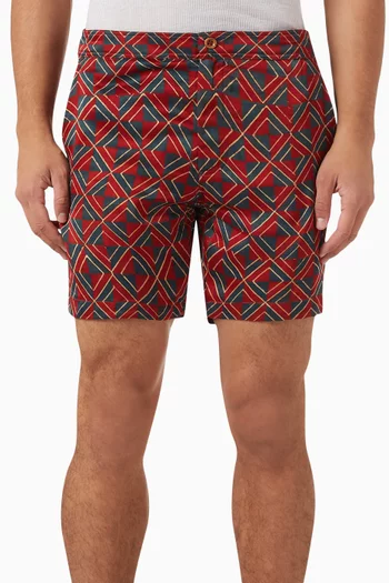 Pines Shorts in Madras Cotton