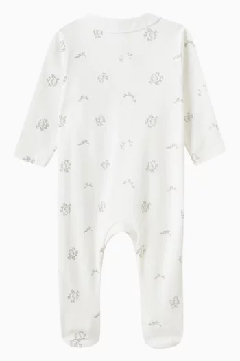 Petit Augustin Sleepsuit in Cotton-poplin