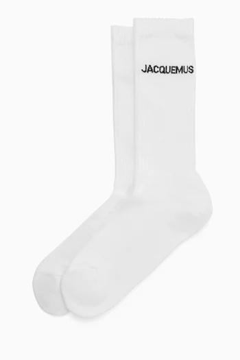 Les Chaussettes Socks in Ribbed Organic-cotton