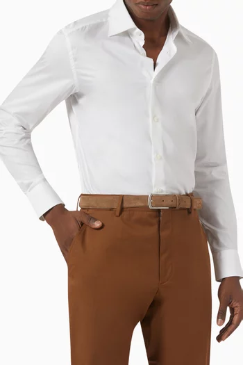 حزام كلاسيكي شمواه بإبزيم