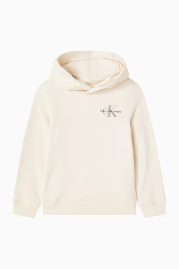 Logo-print Hoodie in Organic Cotton