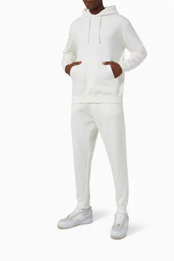 كنزة بغطاء رأس وقصة مريحة قطن عضوي