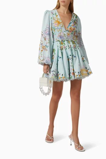Hoor Printed Mini Dress