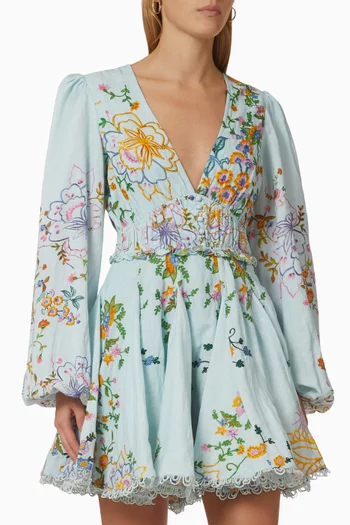 Hoor Printed Mini Dress