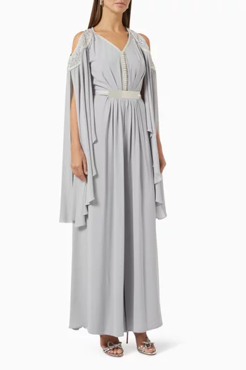 Moroccan Jumpsuit in Soft Crepe
