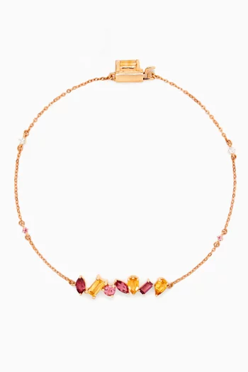 Fireworks Sparks Crystal Bracelet in 18kt Rose Gold