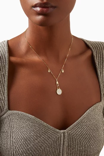 Amelia Versailles Mother of Pearl Necklace in 18kt Gold