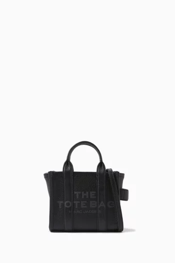Micro Top Handle Tote Bag in Cow leather