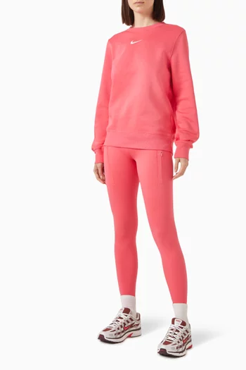 لغينغز جو بخصر مرتفع وتقنية Dri-FIT جيرسيه مطاطي
