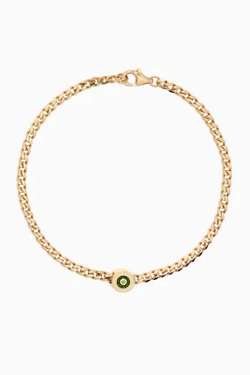 Opus Chalcedony Type Chain Bracelet in 14kt Gold Vermeil