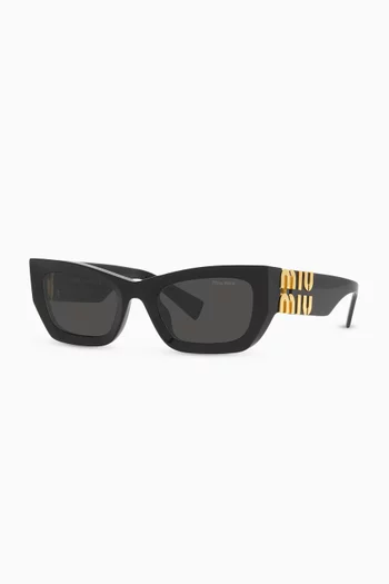 Rectangle Sunglasses in Acetate
