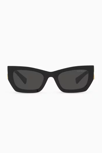 Rectangle Sunglasses in Acetate